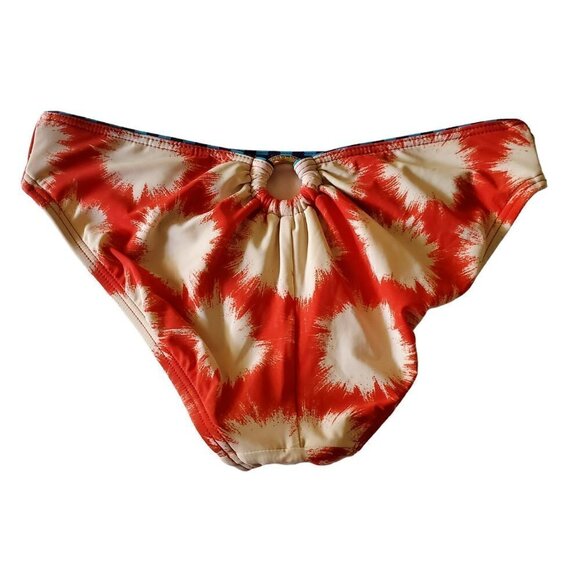 Marc by Marc Jacobs Swim Bottom Sexy Back Ring gathered Abstract Floral Size XS - Picture 3 of 10
